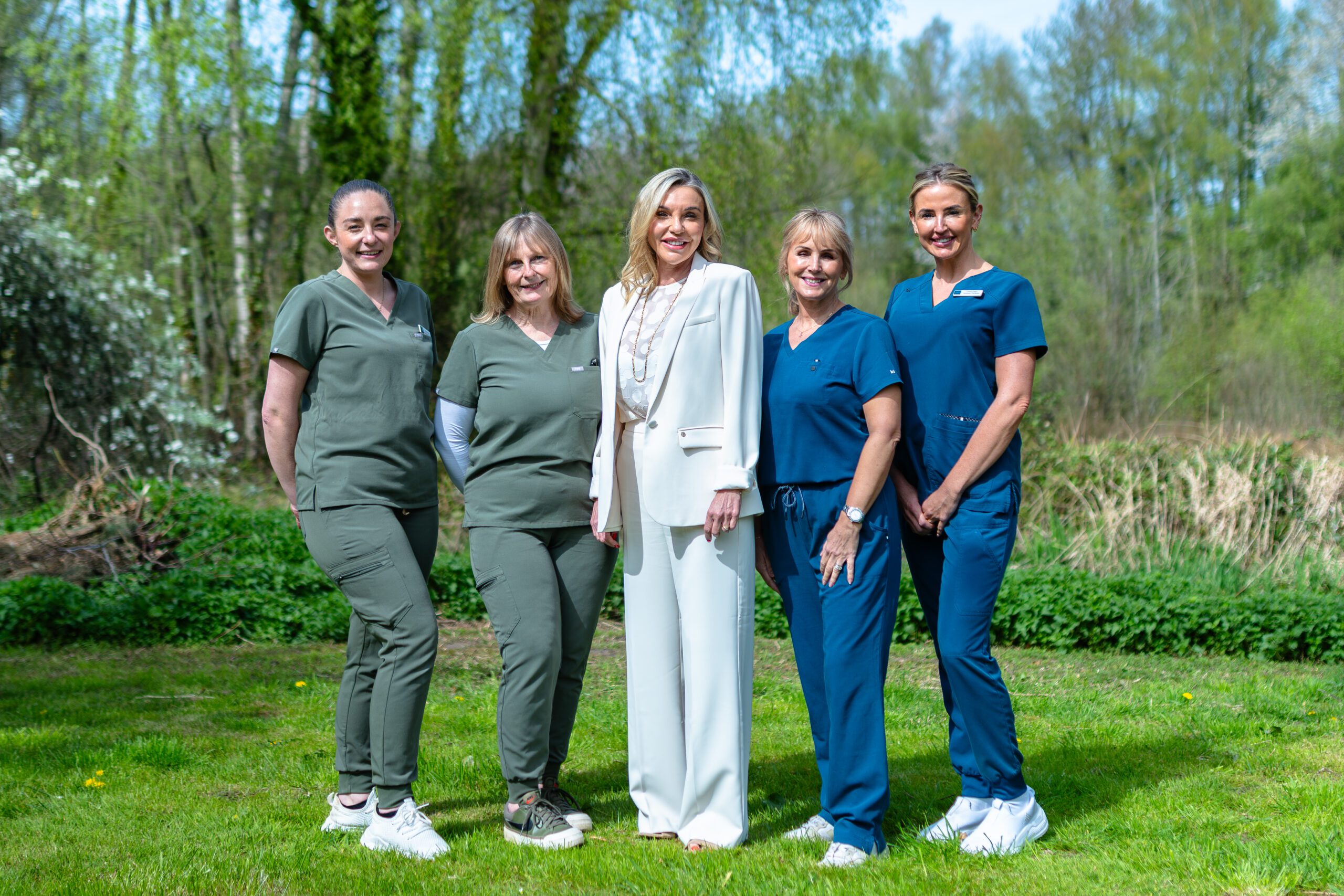 Saddle House Medi-Spa team at the Alresford clinic